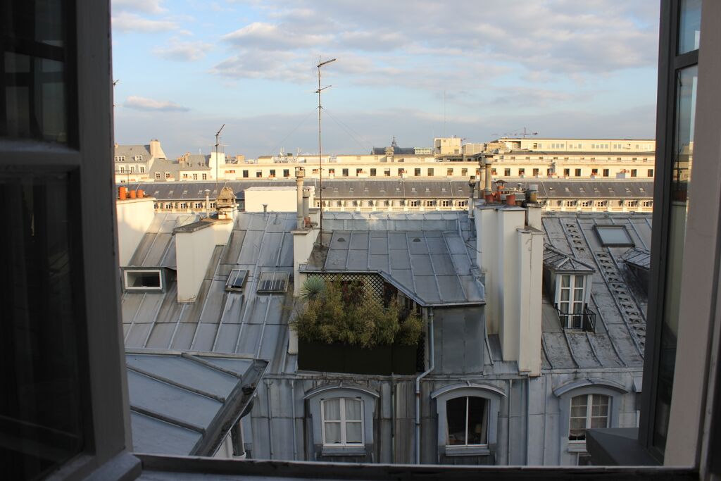 Top Ausblick von der Dachwohnung in Paris