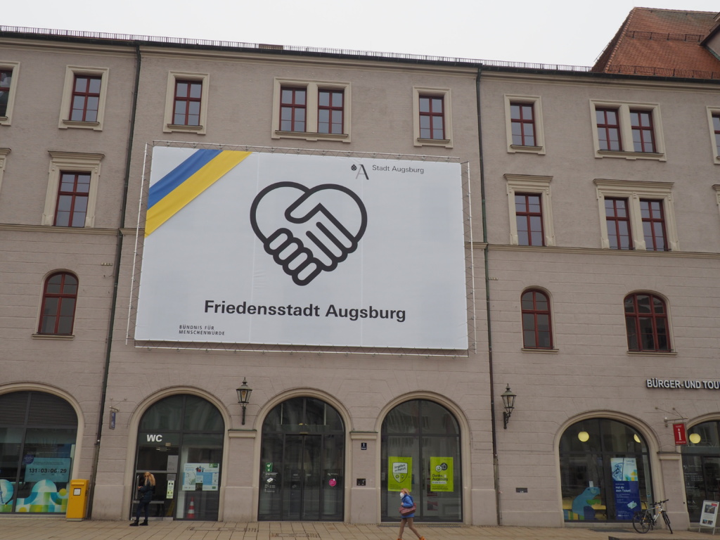 Plakat "Friedensstadt Augsburg"