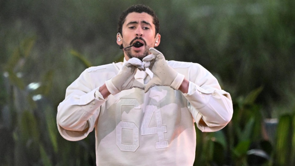 Bad Bunny bei der diesjährigen NFL Halftime Show.